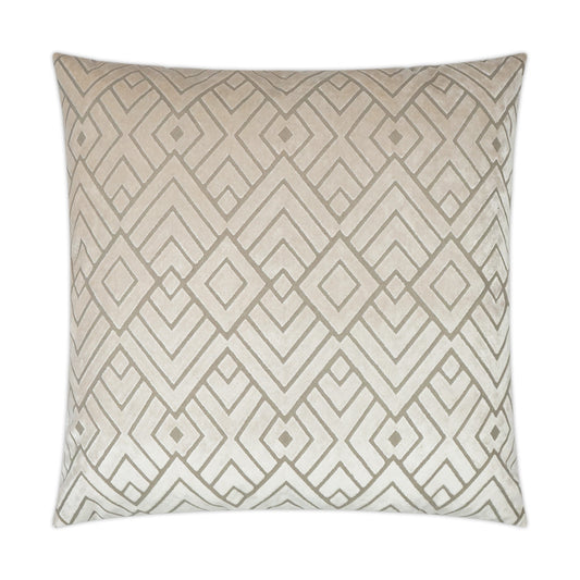 D.V. Kap Hipster Ecru Brown Throw Pillow With Insert