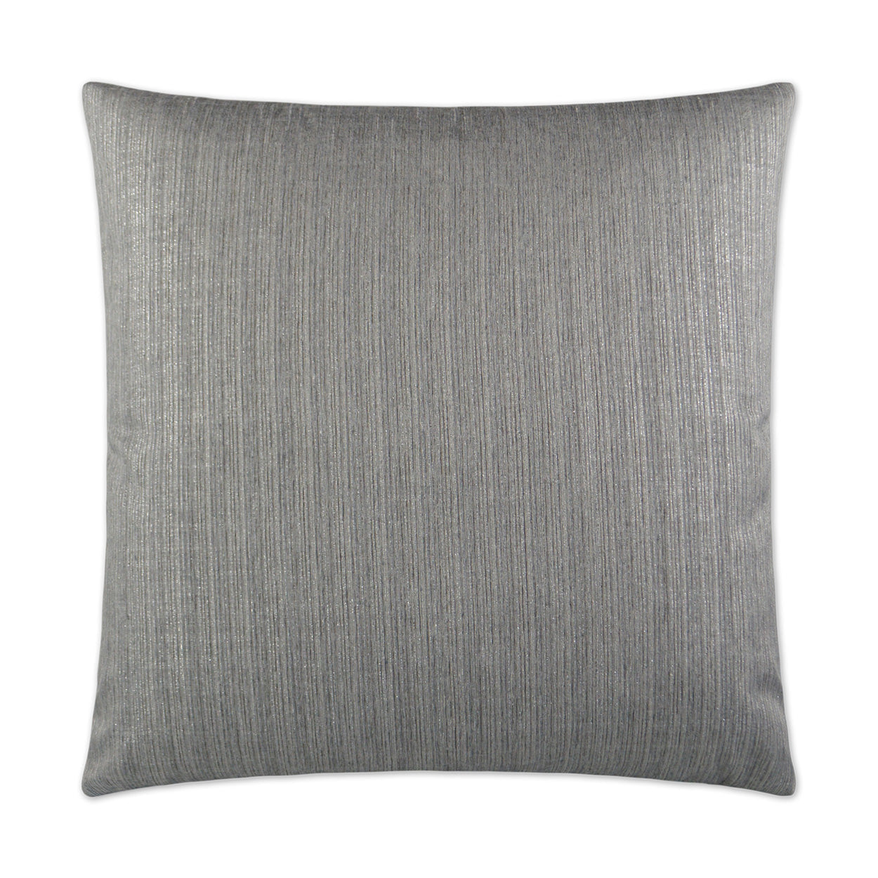 Ninon Silver Grey Throw Pillow With Insert