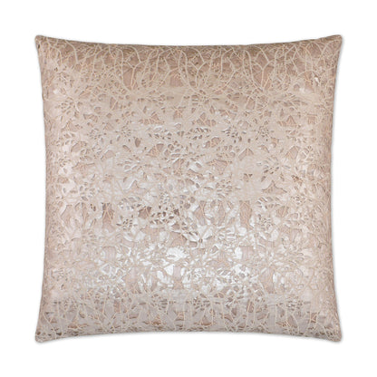 Piaget Light Pink Throw Pillow With Insert