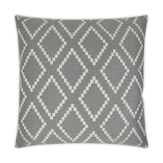 D.V. Kap Matteo Smoke Grey Throw Pillow With Insert