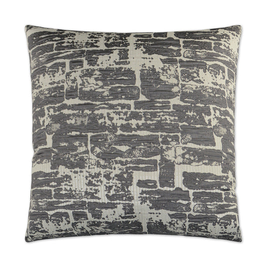 D.V. Kap Stonewall Coal Grey Throw Pillow With Insert