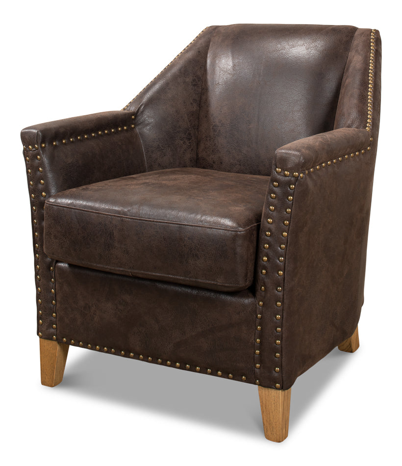 Granville Leather Club Chair