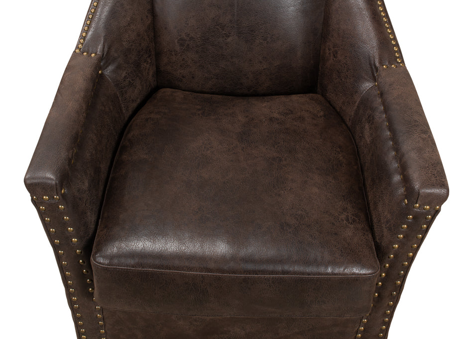 Granville Leather Club Chair