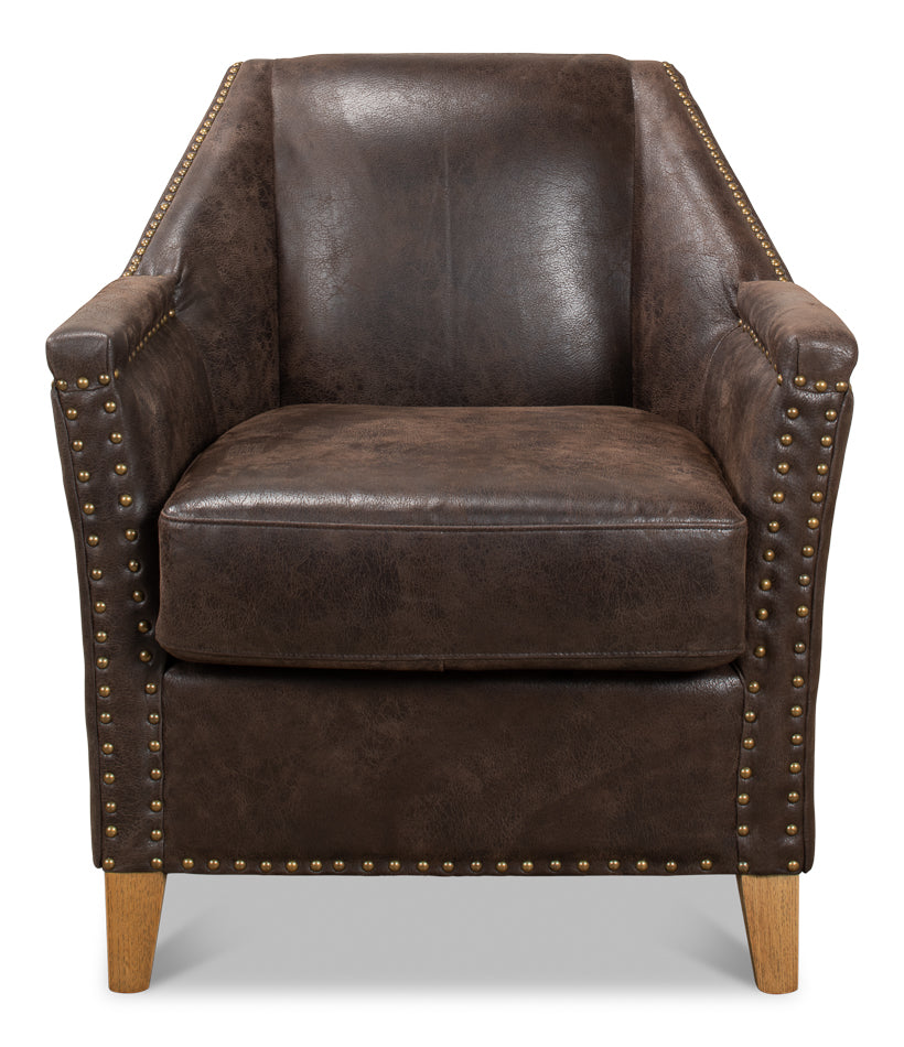 Granville Leather Club Chair