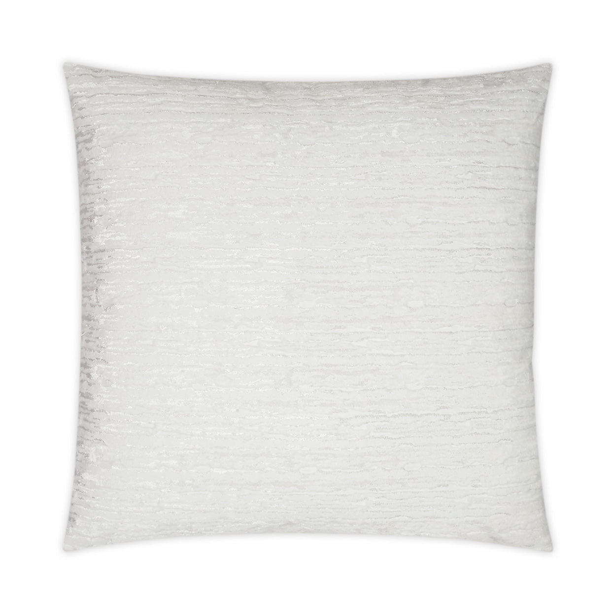 Wake Coconut White Throw Pillow With Insert