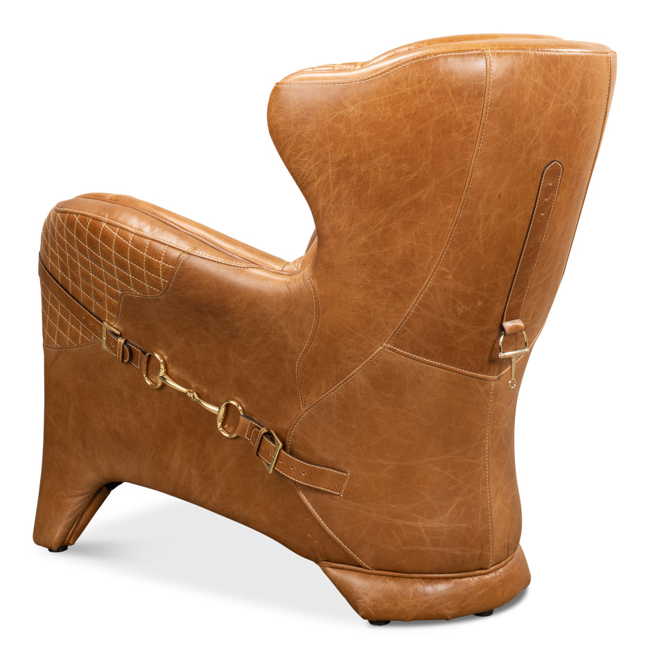 Hera Arm Chair Unique Leather Club Chair