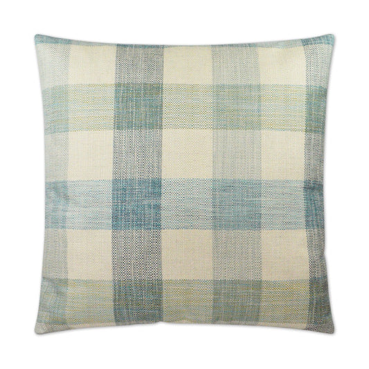 D.V. Kap Plantation Aqua Blue Throw Pillow Insert