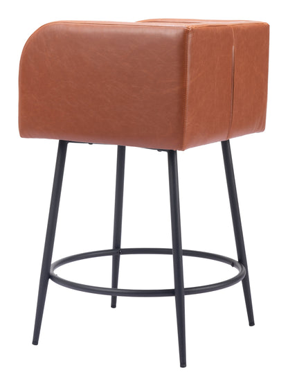 Horbat Counter Stool (Set of 2) Brown