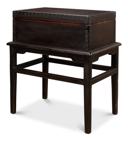 Hampton Box On Stand Side Table