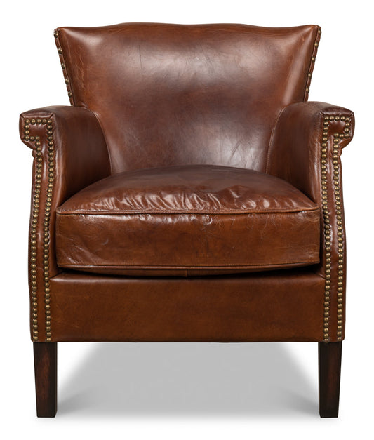 Topeka Leather Club Chair