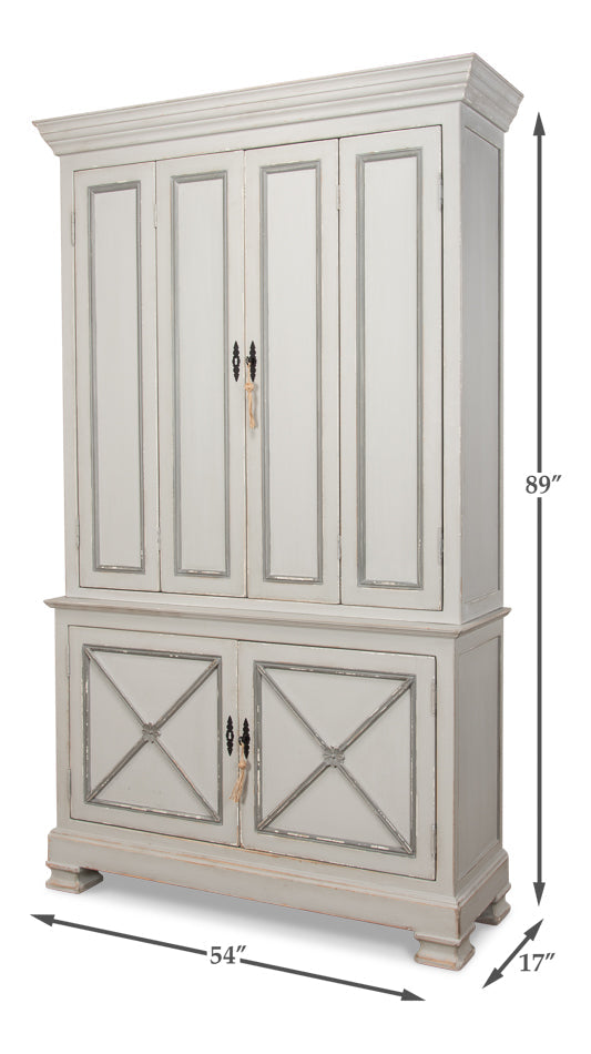 Painted Directoire Style Cupboard