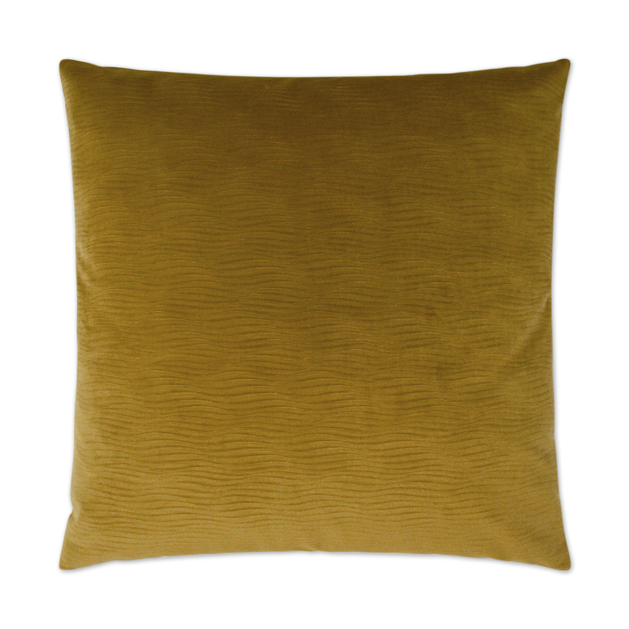 Stream Chartreuse Brown Throw Pillow With Insert