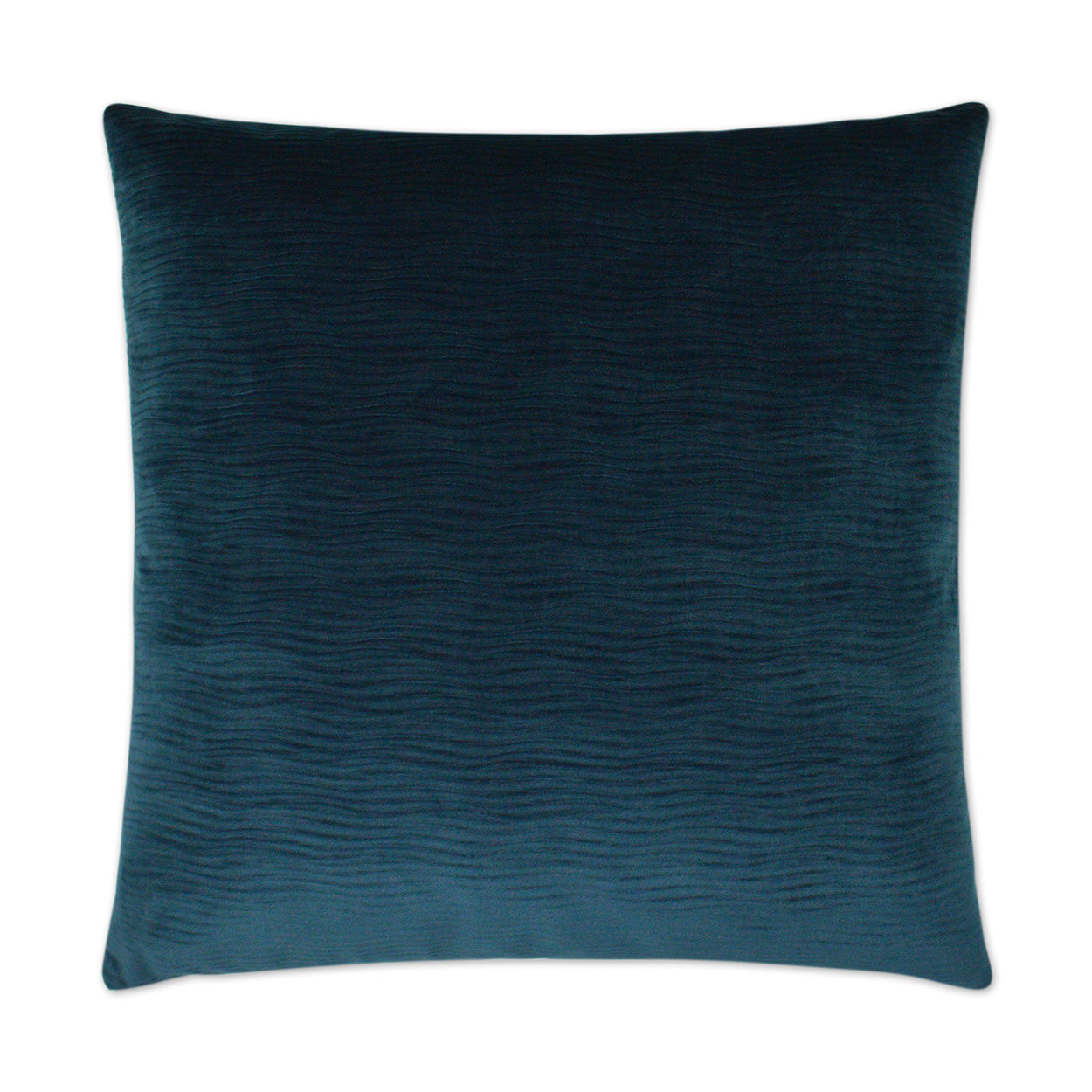 Stream Navy Blue Throw Pillow With Insert