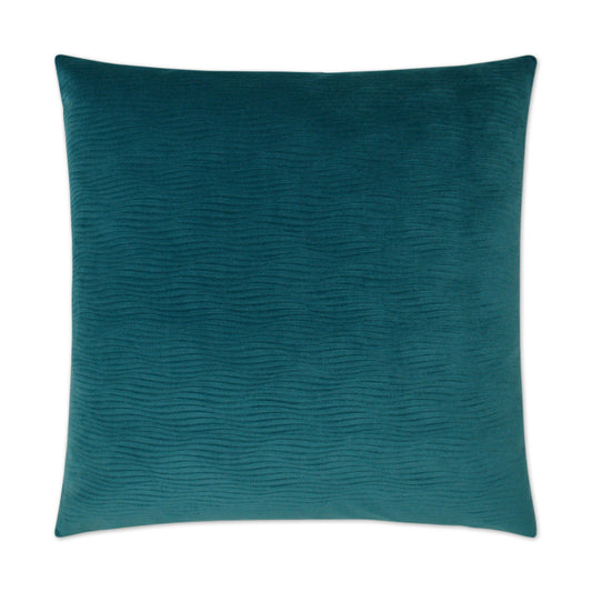 D.V. Kap Stream Peacock Teal Throw Pillow With Insert