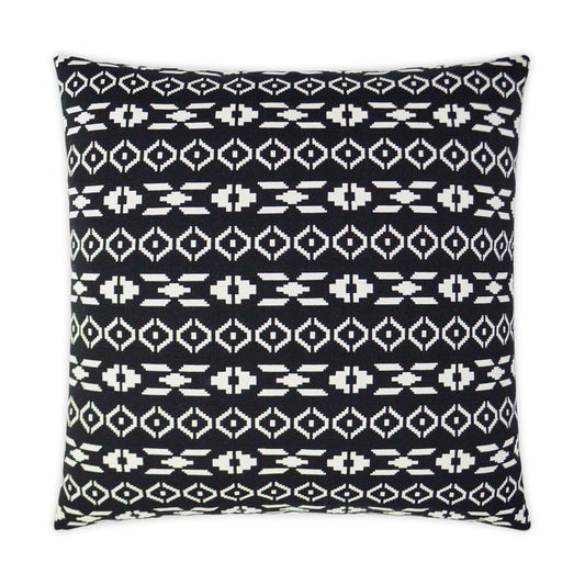 D.V. Kap Lightning Black Throw Pillow With Insert