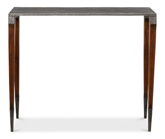 Burnford Console Table Antiqued Finish