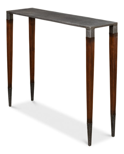 Burnford Console Table Antiqued Finish