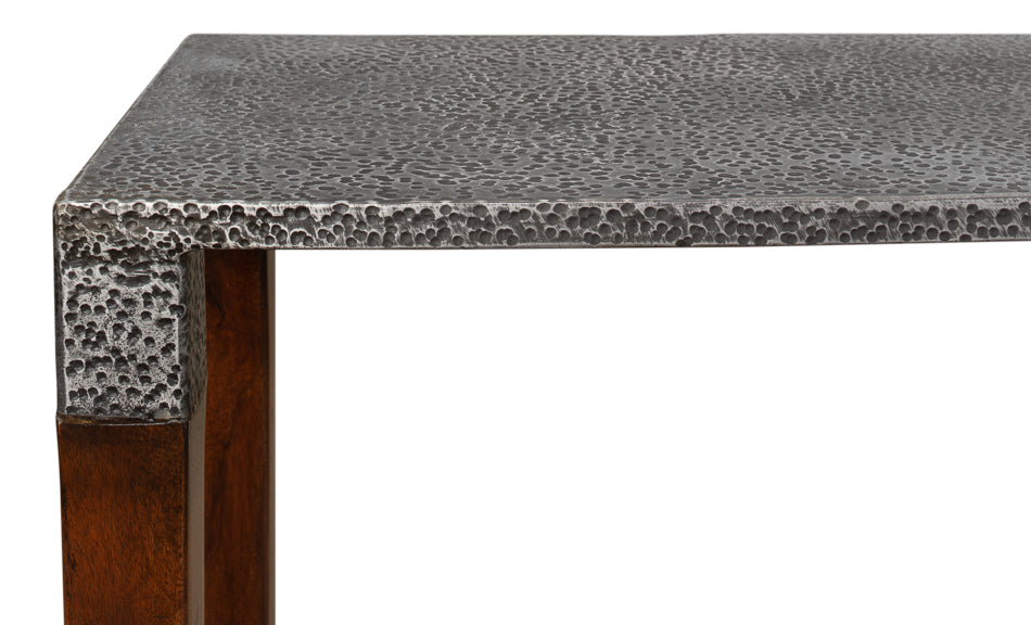 Burnford Console Table Antiqued Finish