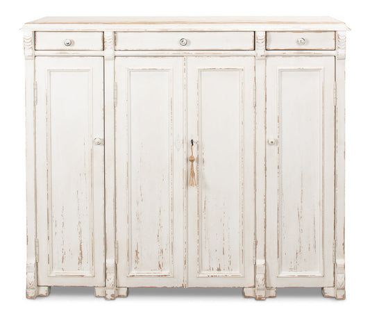 White Swan Tall Sideboard