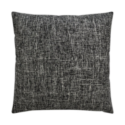 Mixology Onyx Black Throw Pillow With Insert