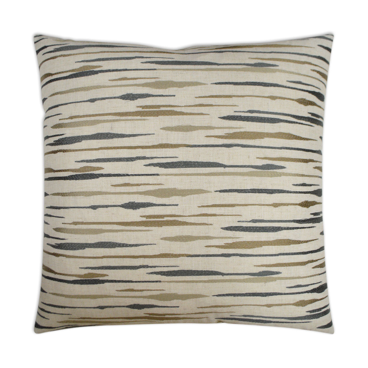 Marcus Flagstone Brown Throw Pillow With Insert