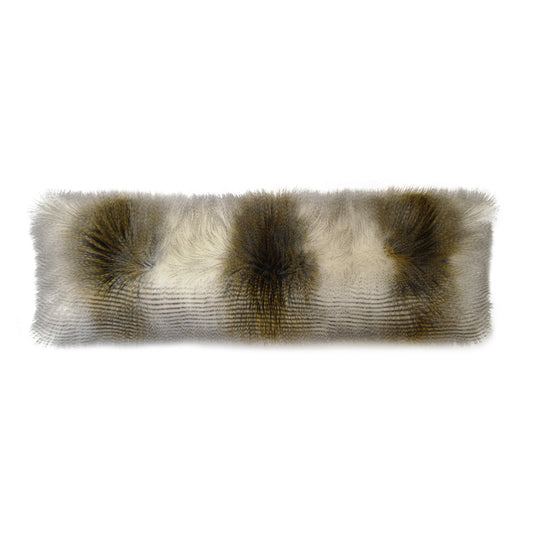 D.V. Kap Fur Bolster Alaskan Hawk Brown Throw Pillow Insert
