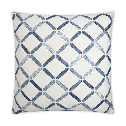 Granville Marine Blue Throw Pillow With Insert