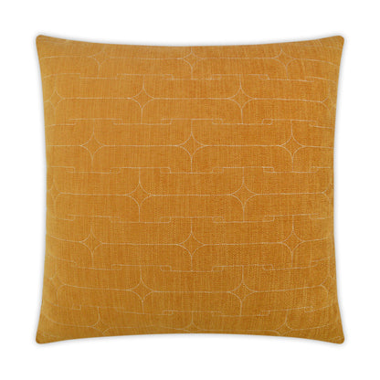 Unchained Mustard Yellow Throw Pillow With Insert