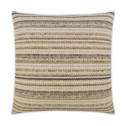 Raffia Weave Beach Brown Throw Pillow With Insert