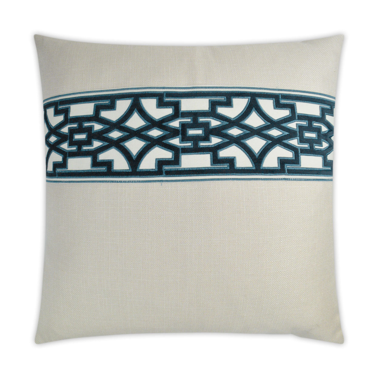 Lyon Pearl Blue Throw Pillow With Insert