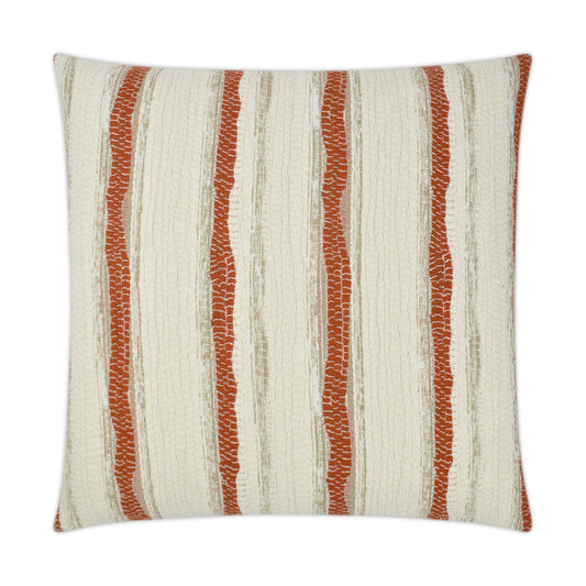 D.V. Kap Rushmore Clay Red Throw Pillow With Insert
