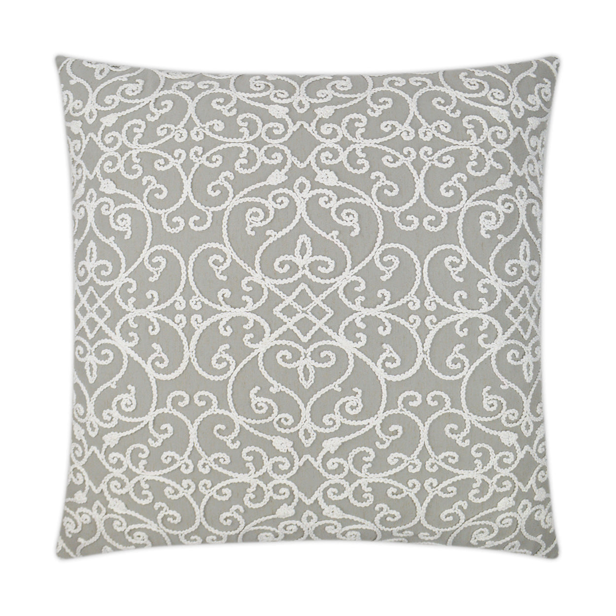 D.V. Kap Serafim Stone Grey Throw Pillow With Insert
