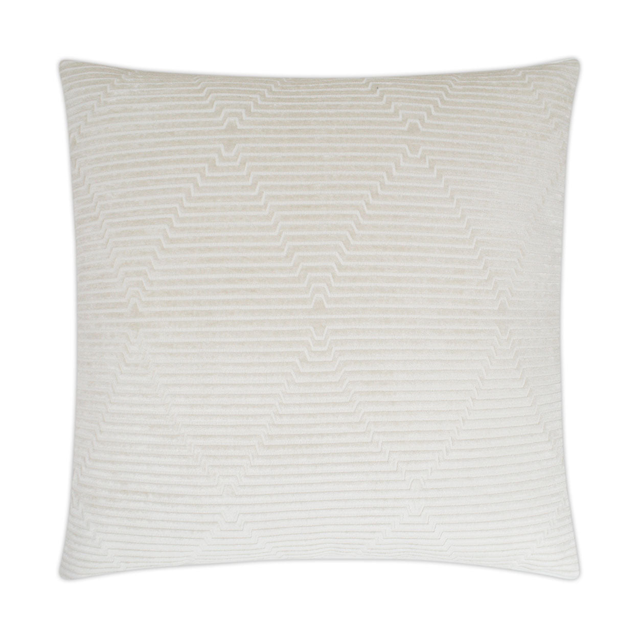 Outline Ivory Throw Pillow With Insert