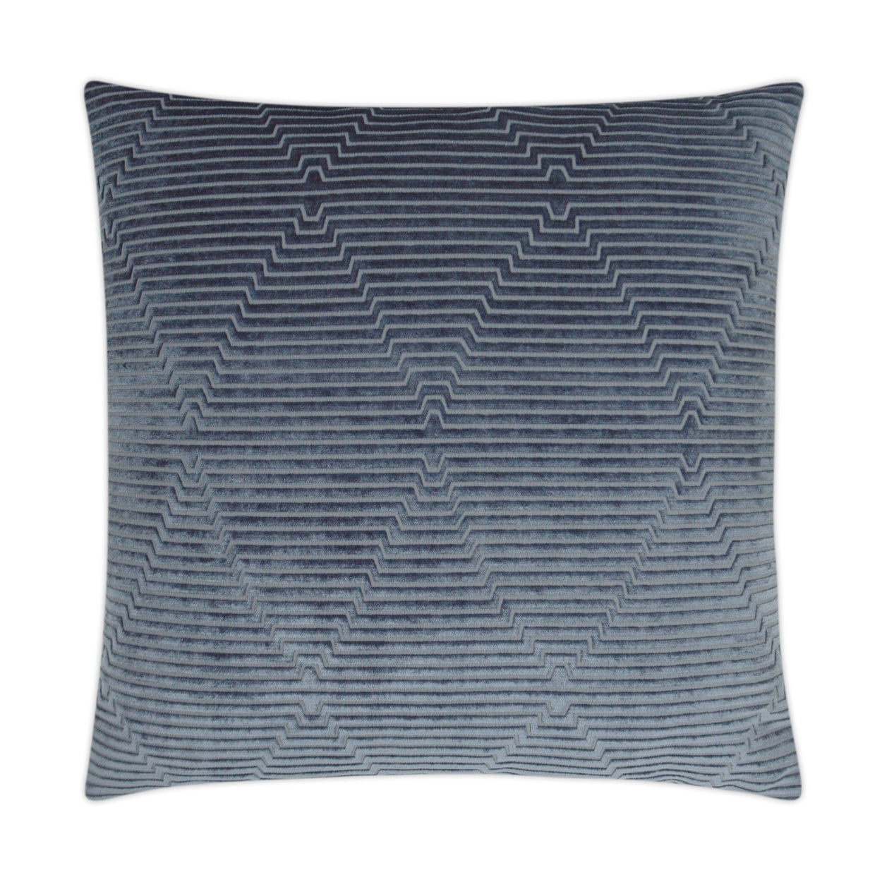 Outline Midnight Blue Throw Pillow With Insert