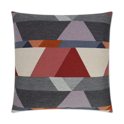 Subdued Prism Multi Color Throw Pillow With Insert