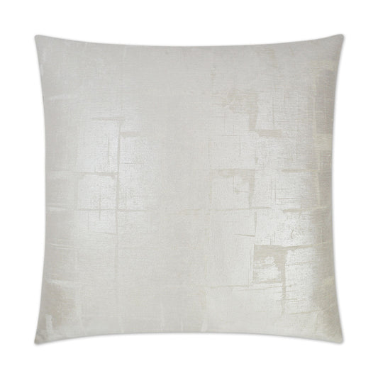 D.V. Kap Glam Silver Throw Pillow With Insert