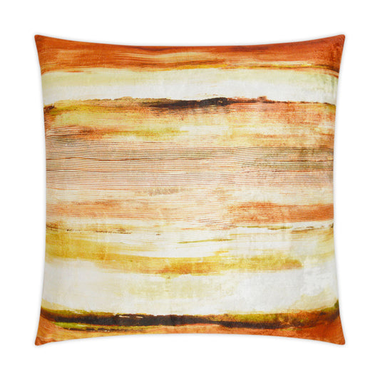 D.V. Kap Kula Orange Throw Pillow With Insert