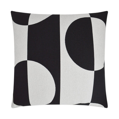 Phases Ebony Black Throw Pillow With Insert