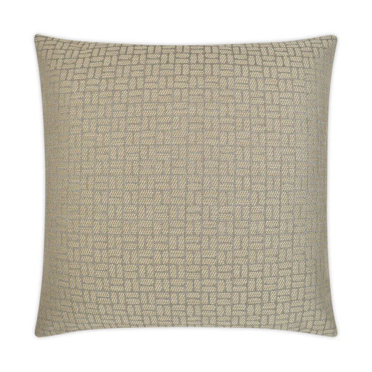 D.V. Kap Dupont Taupe Brown Throw Pillow With Insert