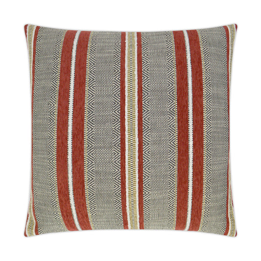 D.V. Kap Highland Chili Red Throw Pillow With Insert