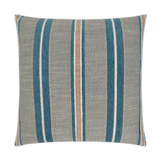 D.V. Kap Highland Lake Blue Throw Pillow With Insert