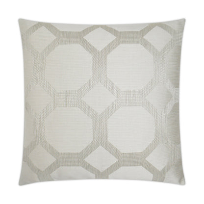 Statler Pearl White Throw Pillow With Insert