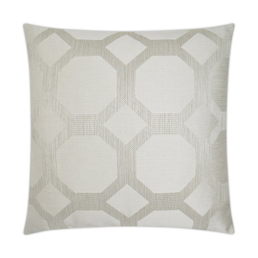 D.V. Kap Statler Pearl White Throw Pillow With Insert