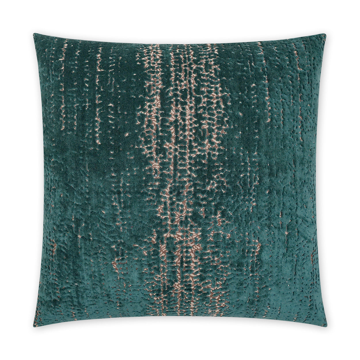 Stonewash Emerald Teal Throw Pillow With Insert