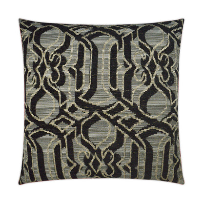 Sesto Black Throw Pillow With Insert