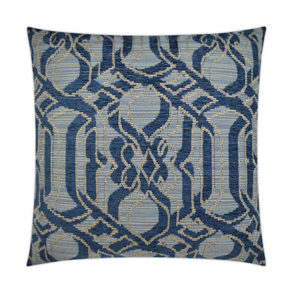 Sesto Indigo Blue Throw Pillow With Insert