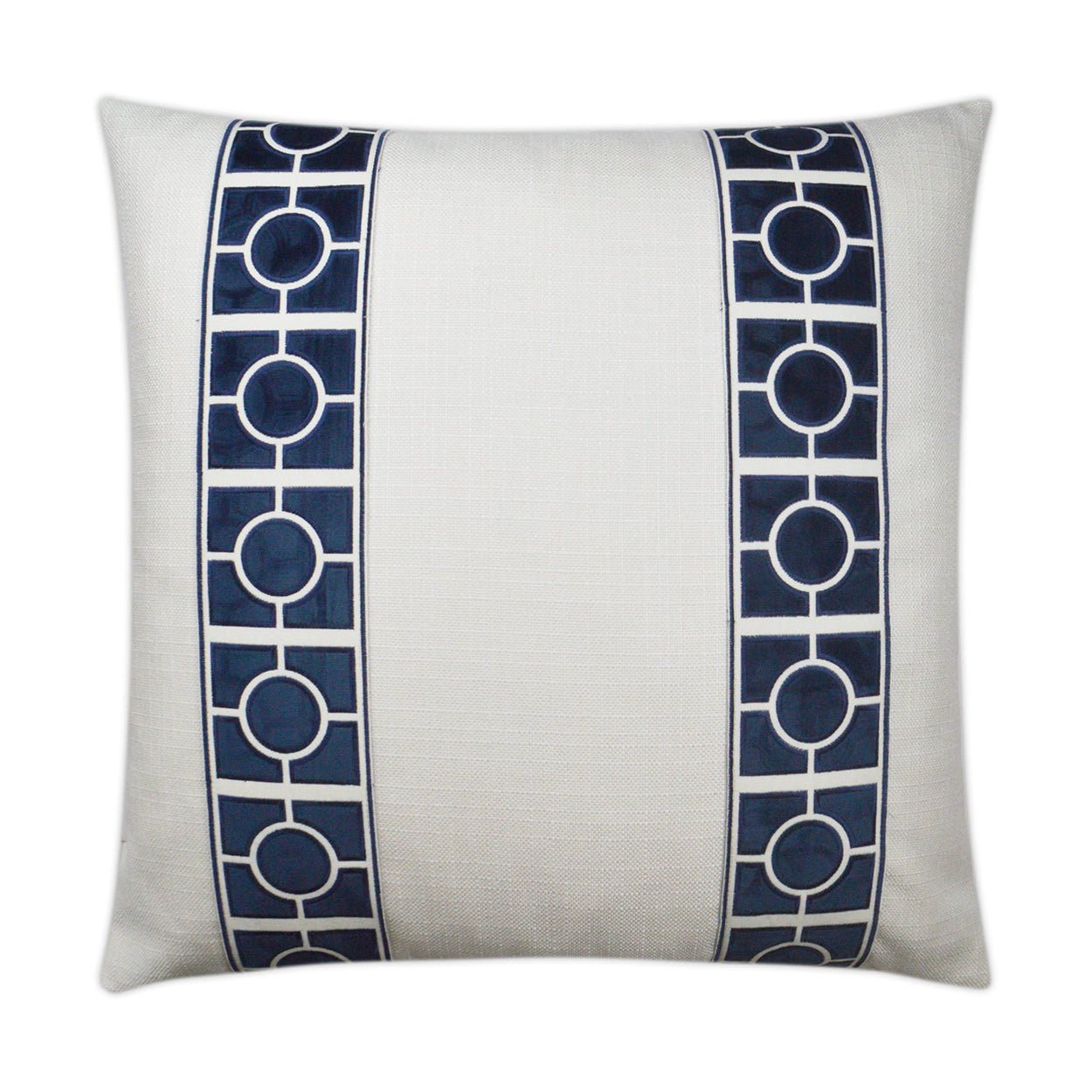 Vendome Blue Blue Throw Pillow With Insert