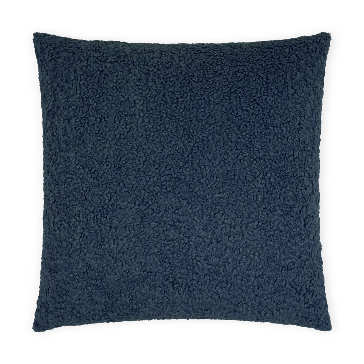 Poodle Navy Blue Throw Pillow With Insert