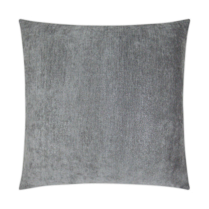 Lustrious Smoke Grey Throw Pillow With Insert