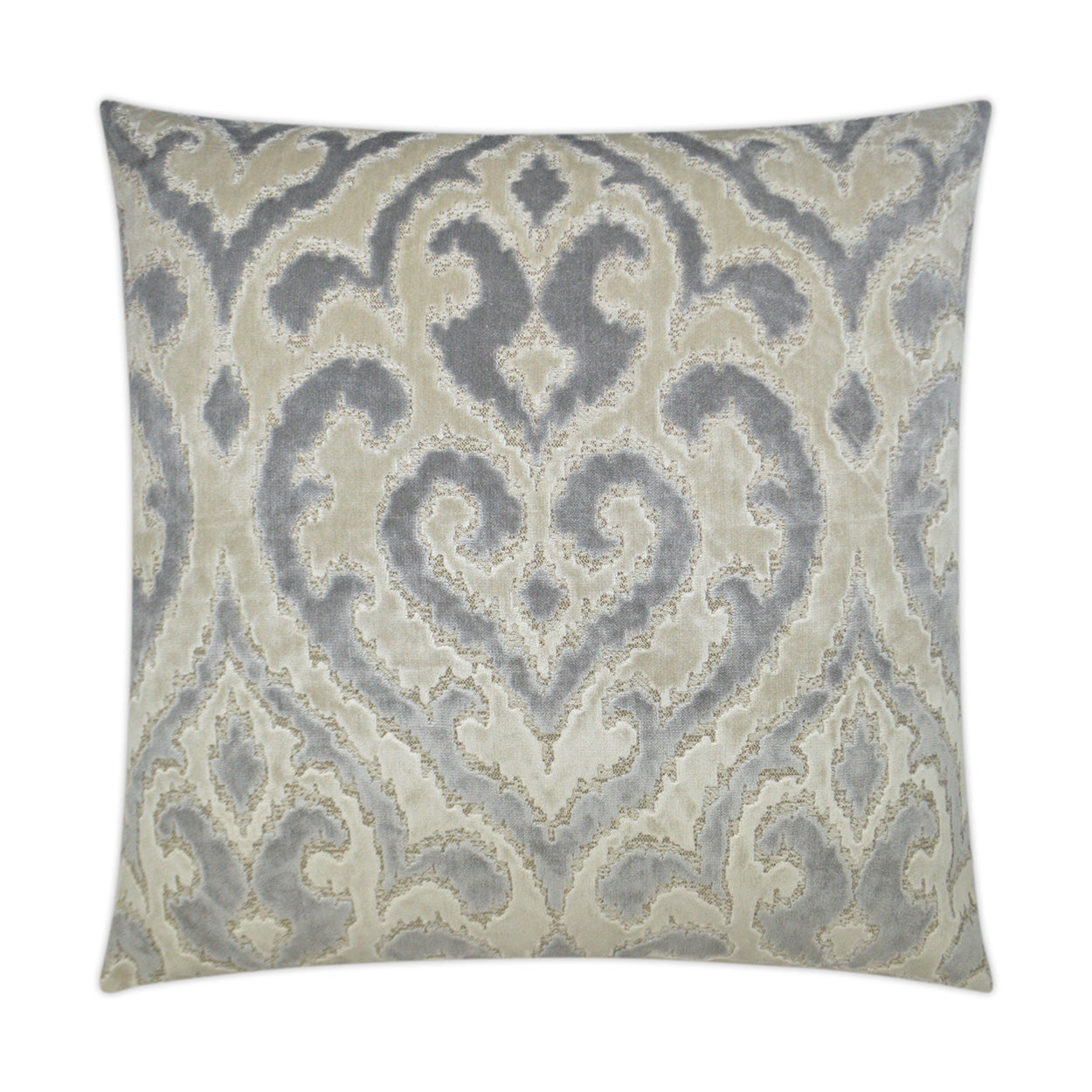 Sirocco Grey Throw Pillow With Insert